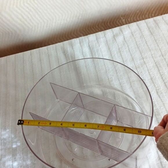 BETTER HOMES Plastic Turntable Organizer New 10.5 W/4.5 Deep - Picture 6 of 7